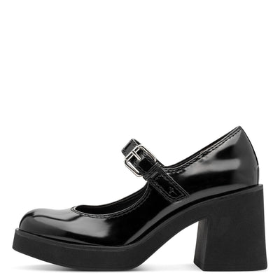 Womens Tamaris 22409 Block Heels - Black