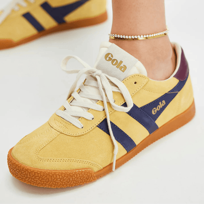 Womens Gola Elan Trainers - Yellow