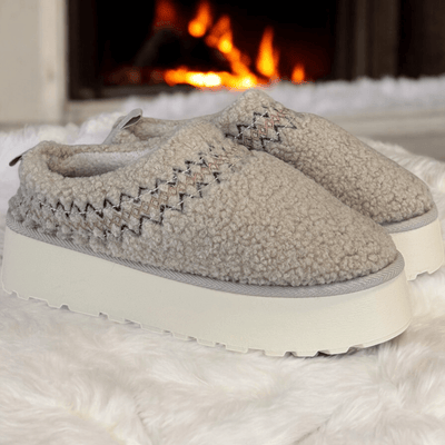 Womens Heavenly Feet Cosetto Slipper - Grey