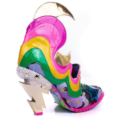 Womens Irregular Choice Galactic Thunder Pink Multi - Pink