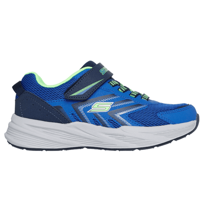 Boys Skechers Microspec Tread Trainers - Blue