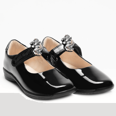 Junior Lelli Kelly Girls Bianca School Shoes - Black Patent - Black Patent