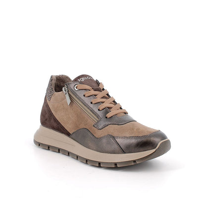 Womens Igi 2171911 Taupe Side Zip Trainers - Taupe