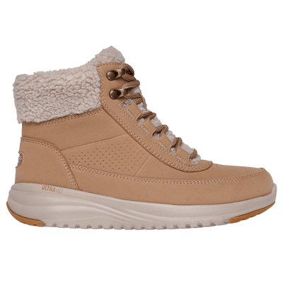 Womens Skechers On-the-GO Stellar Boots - Chestnut