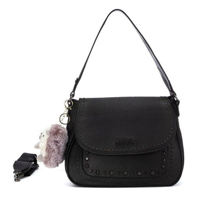 Womens Refresh 183440 Flap Over Shoulder Bag - Black
