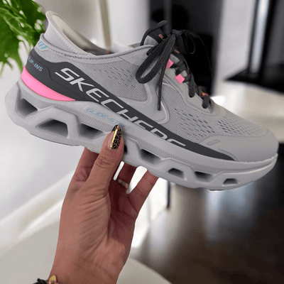 Womens Skechers Slip Ins Glide Step Altus Trainers - Grey