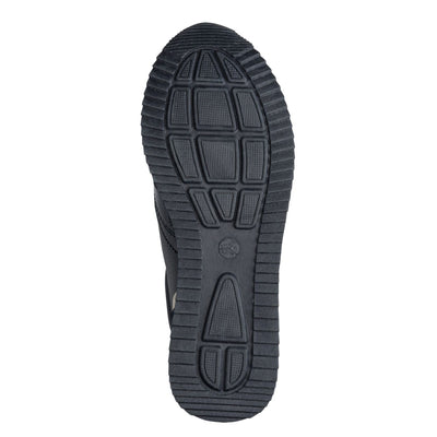Womens Jana 23774 Side Zip Trainers - Navy