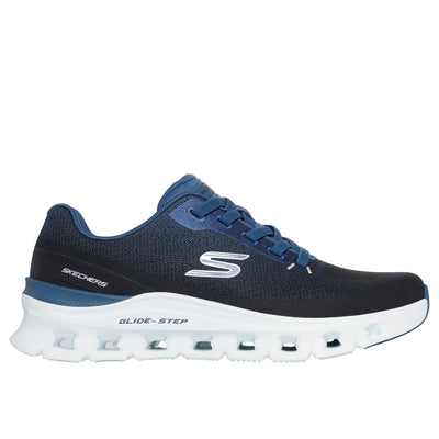 Mens Skechers 233132 Glide-Step Pro Trainers - Black And Navy