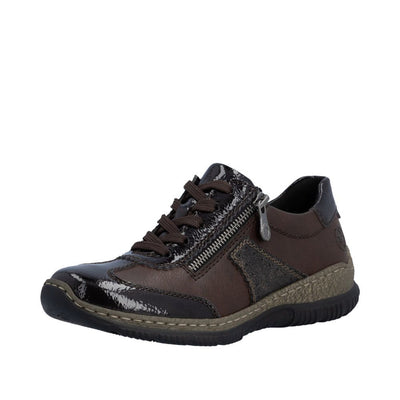 Womens Rieker N3200 Espresso Trainers - Espresso
