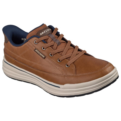 Mens Skechers 211234 Casual Slip-In Sterling Shoe - Luggage