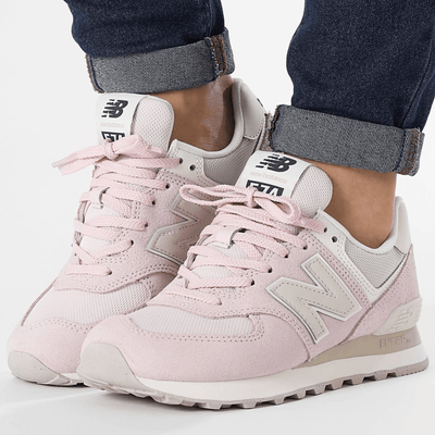 New Balance Women's 574 Trainers - Pink Granite