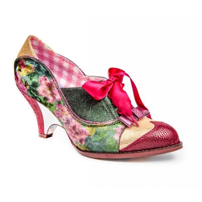 Womens Irregular Choice Force Of Beauty - Burgundy - Burgundy Multi