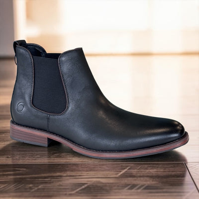Mens Brent Shoes Reefton Coal Chelsea Boots - Coal