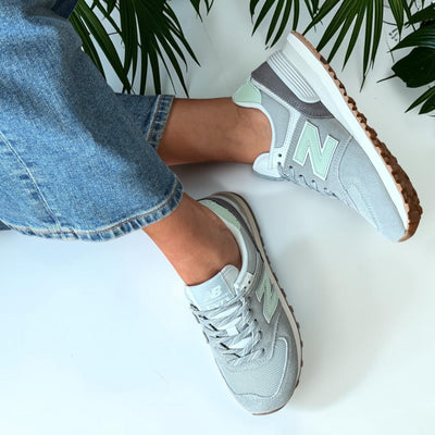 Womens New Balance W574 Trainers - Lone Star Grey