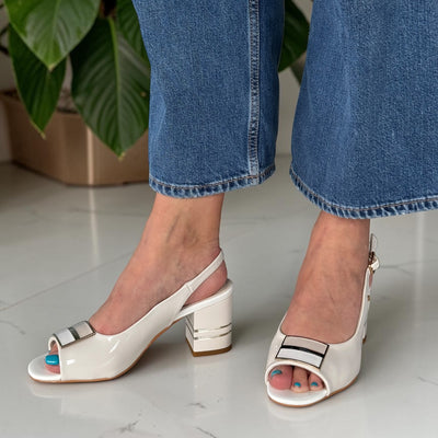 Womens Kate Appleby Sunderland Block Heels - Almond