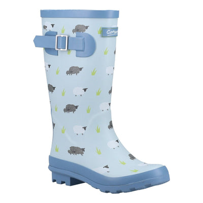 Kids Cotswold Farmyard Junior Wellingtons - Sheep
