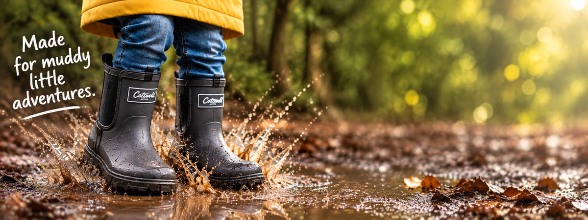 Kids Cotswold Barton Wellingtons