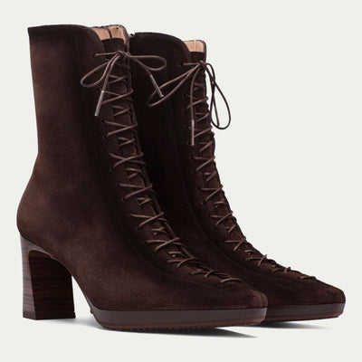 Womens Hispanitas 265227 Bangkok Ankle Boots - Espresso