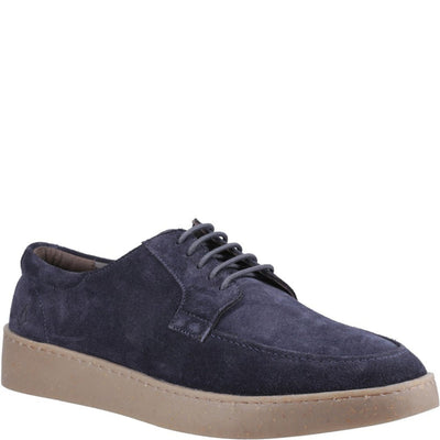 Mens Hush Puppies Rafael Navy Casual Shoes - Navy