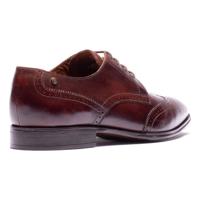 Mens Base London Sloane Waxy Brogues - Brown