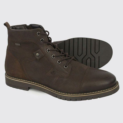 Mens Dubarry Stetson Leather Ankle Boots - Cigar
