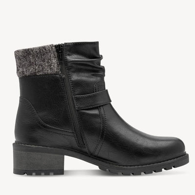 Womens Jana 26488 Water Resistant Boot - Black
