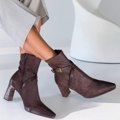 Womens Hispanitas 265087 Bangkok Ankle Boots - Espresso
