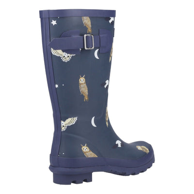 Kids Cotswold Woodland Wellingtons - Owls