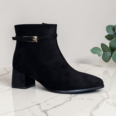 Womens Redz F137 Ankle Boots - Black
