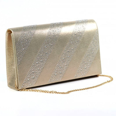 Womens Lunar ZLR060 Emmerline Bag Clutch - Gold