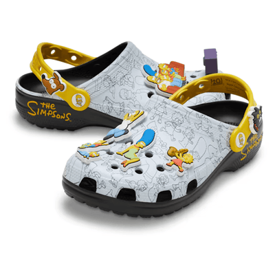 Womens Unisex Adults Crocs Simpsons Classic Clog - White