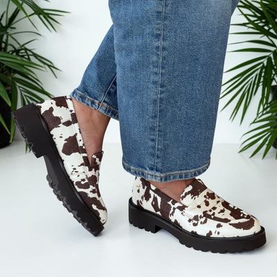 Womens Xti 146255 Cow Loafers - Cow