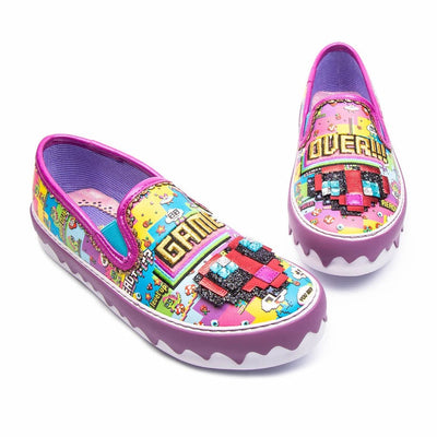 Womens Irregular Choice Power Up - Purple Multi