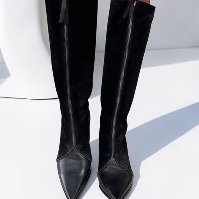 Womens Hispanitas 265019 Paris Long Boots - Black