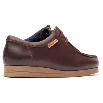 Mens Base London Koko Casual Lace-up Shoes - Chestnut