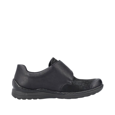 Womens Rieker 48954 Black Casual Shoes - Black