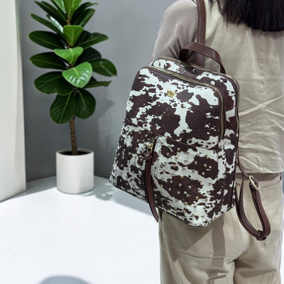 Womens Xti 184714 Cow Print Backpack - Cow
