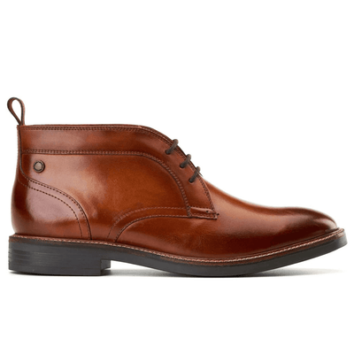 Base London Mens Lincoln Chukka Ankle Boots - Washed Tan