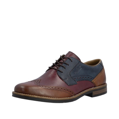 Mens Rieker 13528 Nutmeg Formal Lace-up Shoe - Nutmeg