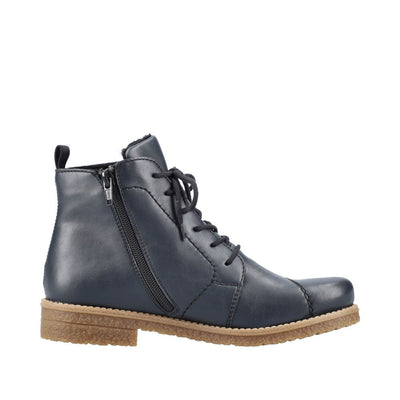 Womens Rieker 73500 Ankle Boots - Ocean