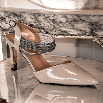 Womens Kate Appleby Wishaw Heels- Chrome Sparkle - Baileys