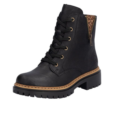 Womens Rieker 72617 Boots - Black