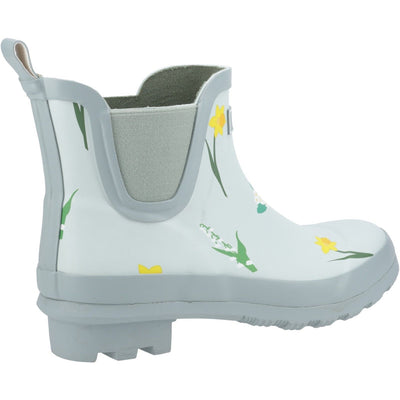 Womens Cotswold Wildflower Ankle Wellingtons - Mint