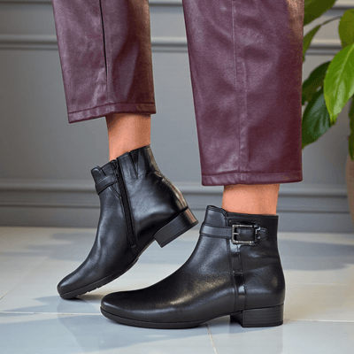 Womens Gabor Bassey Ankle Boot - Black