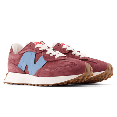 Mens New Balance 327 Trainers - Washed Burgundy
