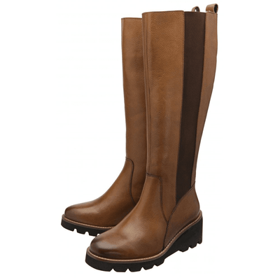 Womens Lotus Wrenley Knee High Boots - Tan