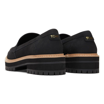 Womens Toms Cara Loafers - Black