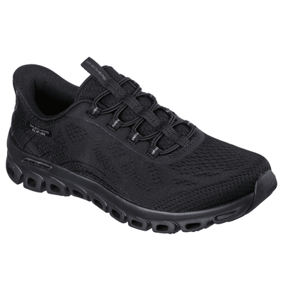 Womens Skechers Slip Ins Glide Step Elevate Trainers - Black