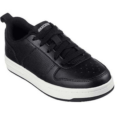 Kids Skechers Smooth Street Trainers - Black