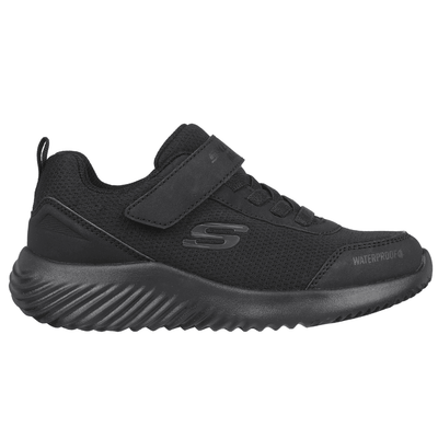 Boys Skechers Bounder Dripper Drop Waterproof Trainers - Black